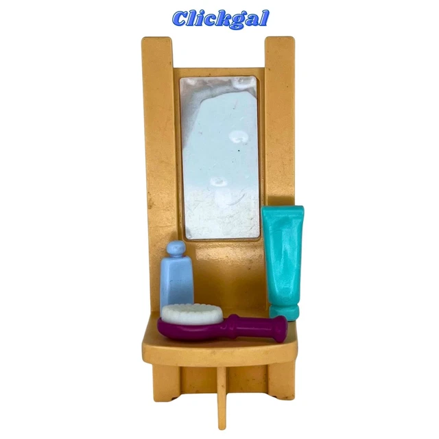 Accessoire Playmobil - Miroir De Coiffeur, Vintage, Bon état, Occasion