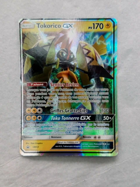 / CARTE POKEMON Tokorico Gx Ultra Rare 170Pv Sm33 Full Art Holo \ EUR 5 ...