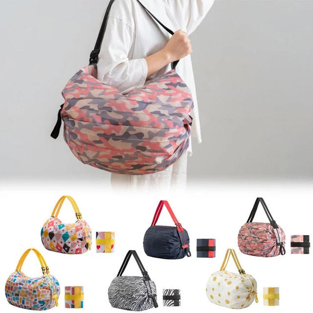 Borsa portatile pieghevole per la spesa grande capacità sportiva da viaggio borsa portaoggetti