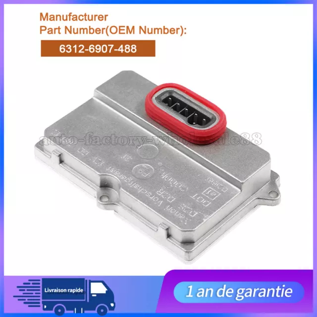 D2S D2R HID xénon ballast 5DV 008 290-00 remplacement pour AUDI 63126907488 Neuf