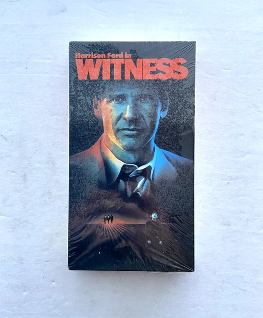 1991 PARAMOUNT PICTURES | Witness 'Sealed' VHS | Starring Harrison Ford ...