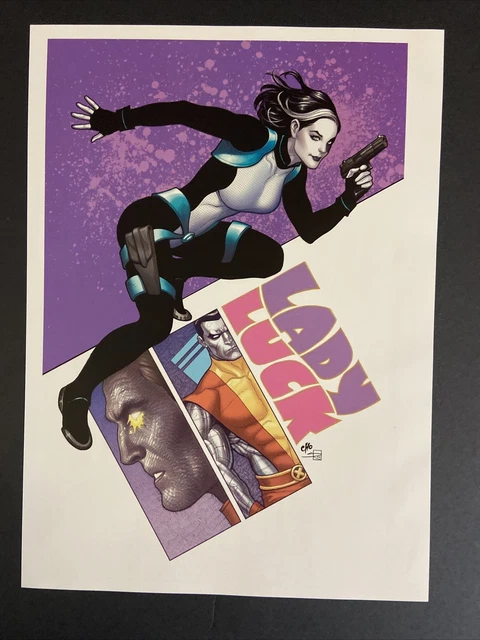 Domino Annual #1 COVER-Marvel Comic Book Poster 8x11 Frank Cho