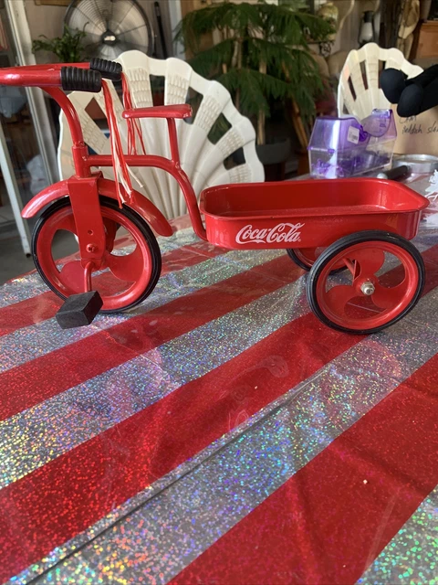 Boyd’s Bears Coca Cola Tricycle Wagon With Three Wheels Collectible Toy