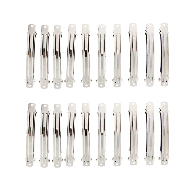 20 Stück Frauen Blank Haarspange Feder Pin Haarspangen DIY Erkenntnisse 10cm