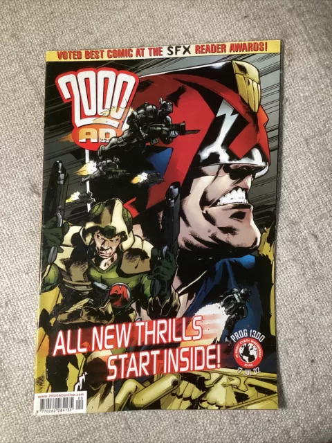 2000Ad #1300 British Weekly Comic Judge Dredd Jul 2002 *