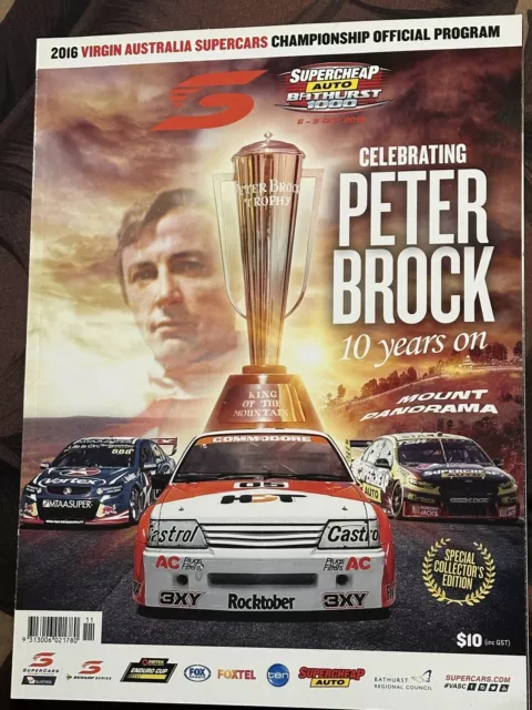 2016 V8 Supercars Bathurst 1000 Official Program