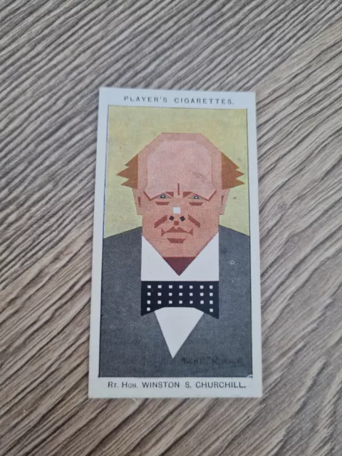 WINSTON CHURCHILL - John Player 1926 cigarette tobacco card