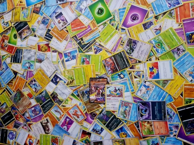 Pokémon:.lot De 25 A 1000 Cartes Pokémon A Trier Au Choix.