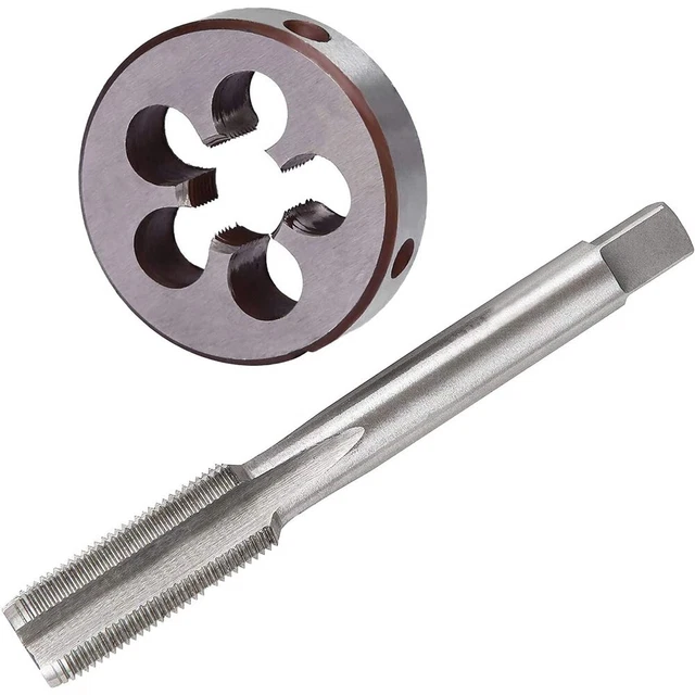 QUARKZMAN M10 x 1.5 Maschi per Filettare Metrica H2, 130mm Extra Lungo Rivestimento Titanio M35 Acciaio ad Alta Velocità Flauto Dritto Fresatrice