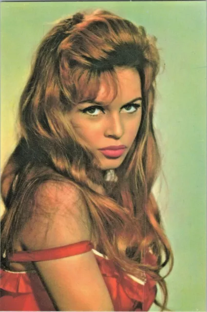 1991 Postcard of 50s 60s French Actress & Sex Symbol Brigitte Bardot