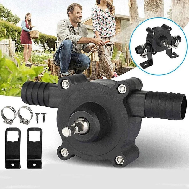 SelfPriming Pump for Water Oil Fluid Transfer with Electric Drill Drive