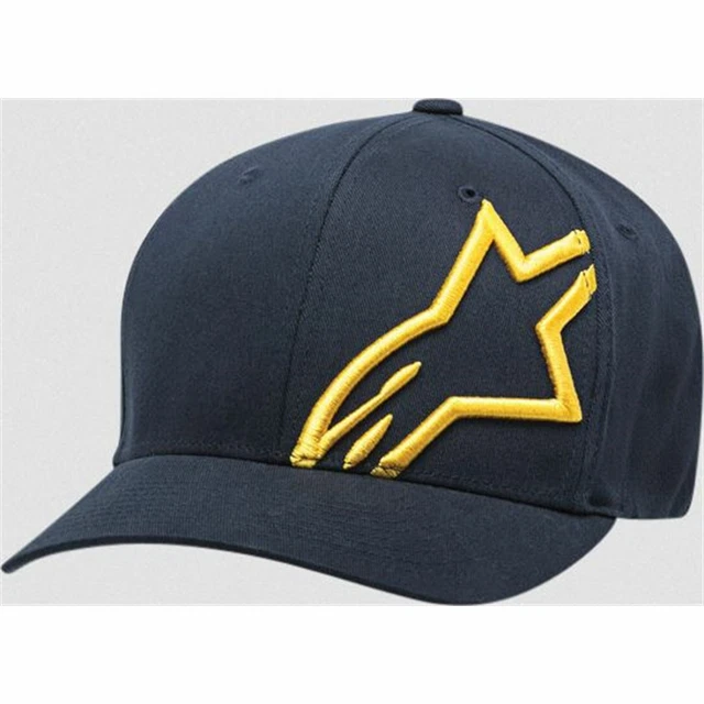 Alpinestars Corp Shift 2 Curved Brim Hat Navy/Gold Lg/Xl 1032-81008-7059-L/X