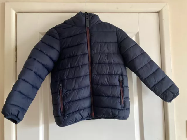 Giacca Puffa Cappuccio Ragazzo Navy - Età 7 Anni - SUCCESSIVA - OTTIME CONDIZIONI