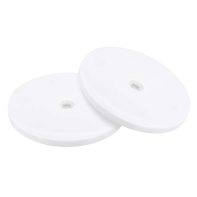 7" Giratorio Soporte con Acero Bolas Rodamientos Lazy Susan Base, Blanco 2pzs