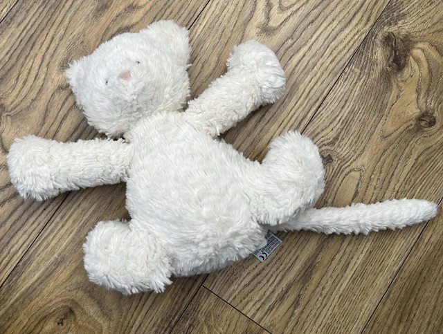 JELLYCAT FUDDLEWUDDLE MEDIUM Kitty - White Retired £35.00 - PicClick UK