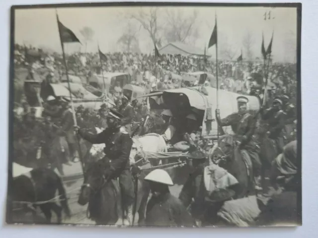 👍 1909 China Qing Empress Dowager Cixi Funeral Original Photo 4 慈禧葬礼