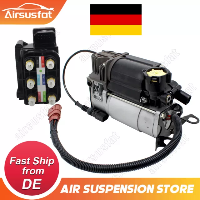 Luftfederung Kompressor mit Ventilblock für Audi A6 Avant C6 4F2 4F5 4F0616006A