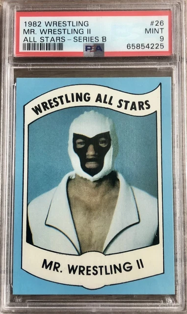 1982 Wrestling All Stars Mr. Wrestling II Card PSA 9 Mint NWA WWE WWF WCW AWA