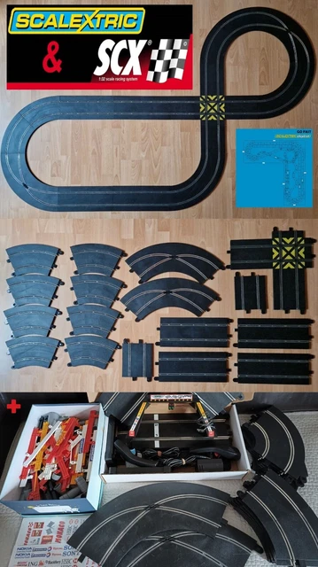 Scalextric Guard Rails CIRCUIT SLOT SCALEXTRIC rails + barrières + élévateurs ponts - NINCO ...