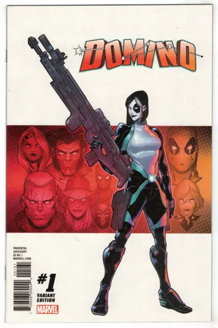 Domino #1 1:25 David Baldeon Variant Marvel 2018 X-Men Gail Simone NM
