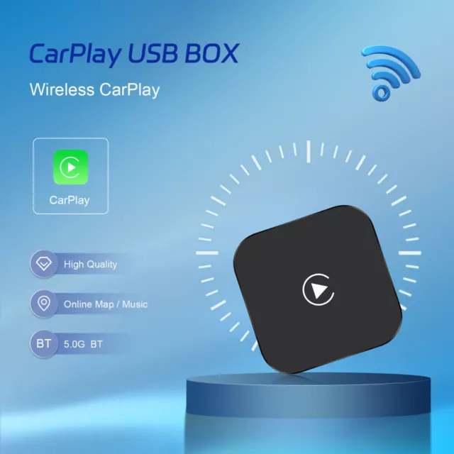 Wireless CarPlay Adapter USB Dongle Box für iPhone IOS Wired CarPlay Autoradio