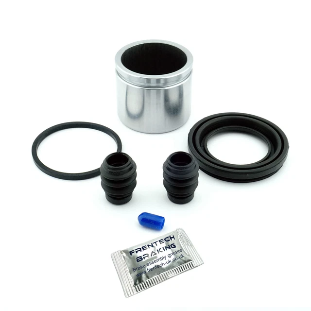 2X FRONT BRAKE Caliper Repair Kit & Piston For Honda Civic 2.0 TypeR