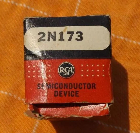 NOS Vintage Rare RCA 2N173 Germanium PNP Bipolar Power Transistor TO36