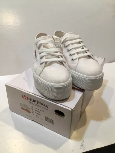 Superga Womens Cotw 2790A Sneaker White Size 6.5