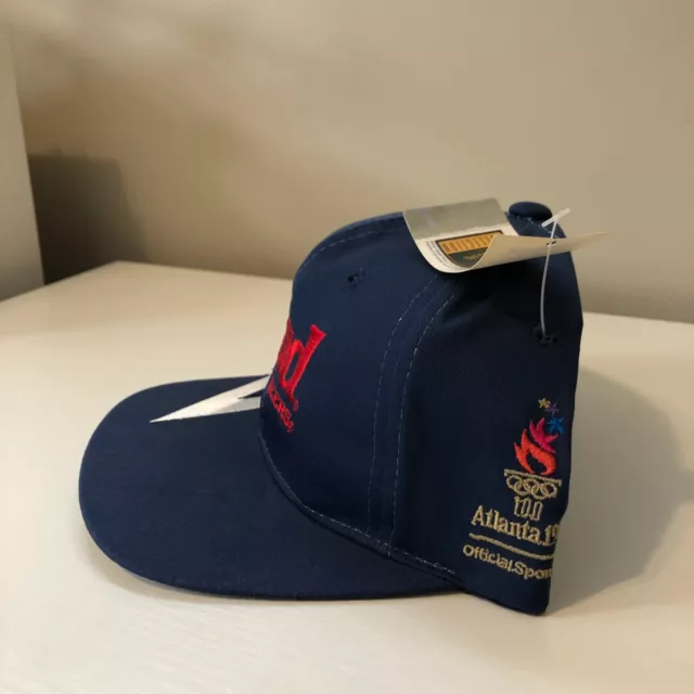 NOS Vintage Budweiser Starter 1996 Atlanta Olympics Bud Light Trucker Hat Club