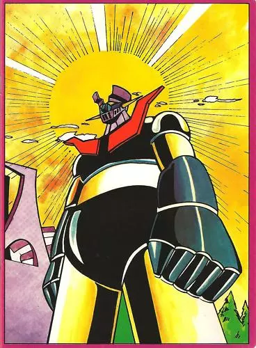 "Mazinga Z Robot Mazinger" Quaderno Anni 70/80 Vintage Nuovo Auguri Di Mondadori