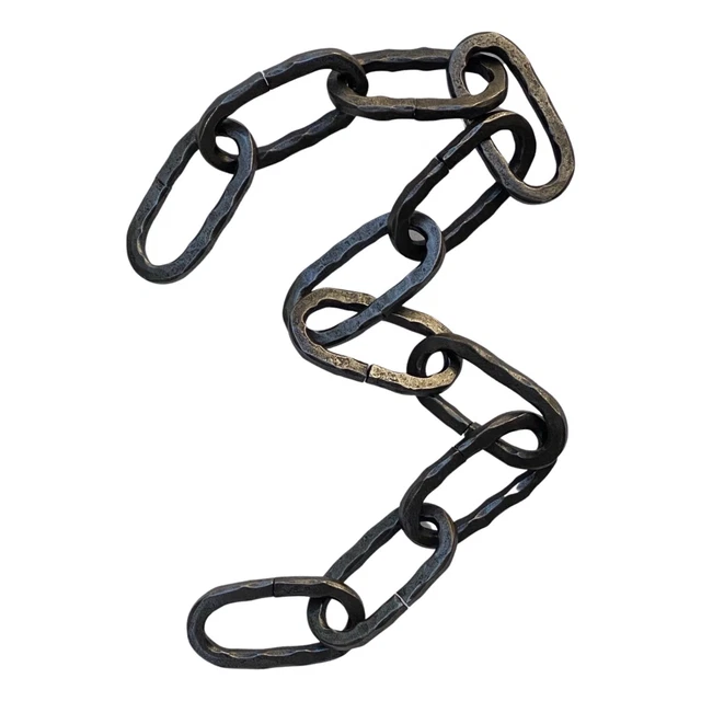 Heavy Wrought Iron Chain Hand Made 36"
