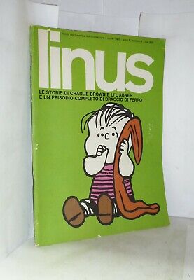 Linus - Anno 1 - N. 1 - Aprile 1965 - Rivista Dei Fumetti E Dell'illustrazione