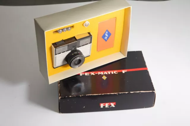 Appareil Photo-Fex Fexmatic Argentique 1950-En Boite Flash Pellicule-Format 126-