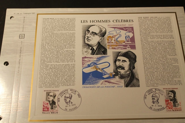 Lot feuillet enveloppe 1er jour - Marcel Cerdan Boxe
