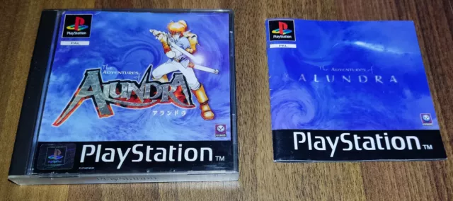 The Adventures of Alundra - PS1 PAL GER Complete OVP Anleitung