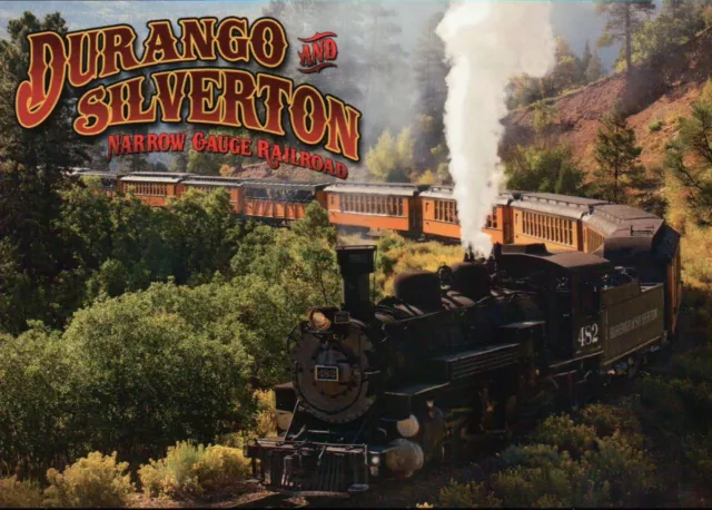 Durango & Silverton Narrow Gauge Railroad Colorado Train San Juan For., Postcard