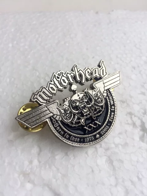 Vintage Lemmy, Motorhead Pin Badge, Rock, Heavy Metal, Biker, Poker Alchemy, Rox