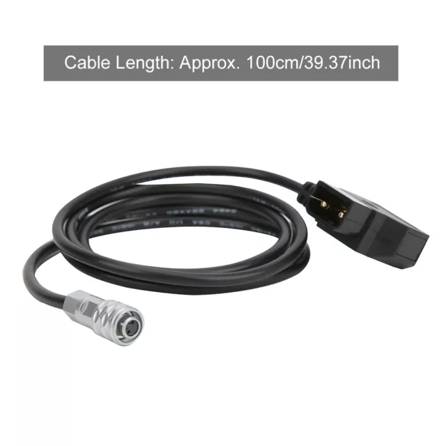 Plastic Dtap To 4K 2 Pin Power Cable Camcorder Supply Line For V Interf AUS