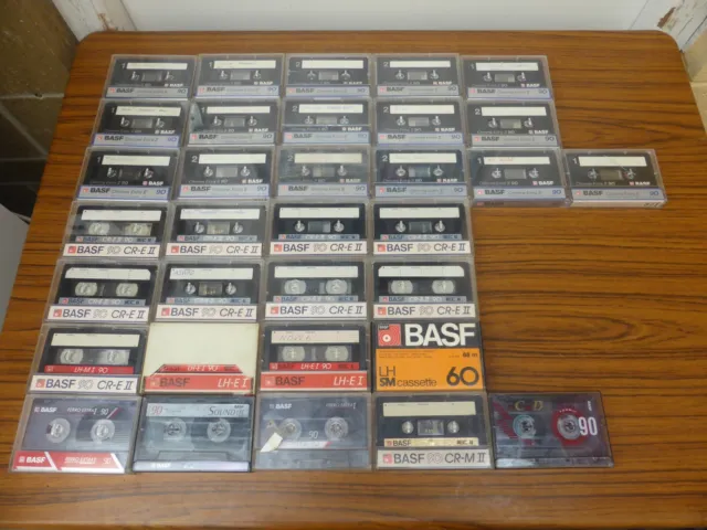 43 X PACCHETTO di nastri cassette vintage TDK D90 audio cassetta