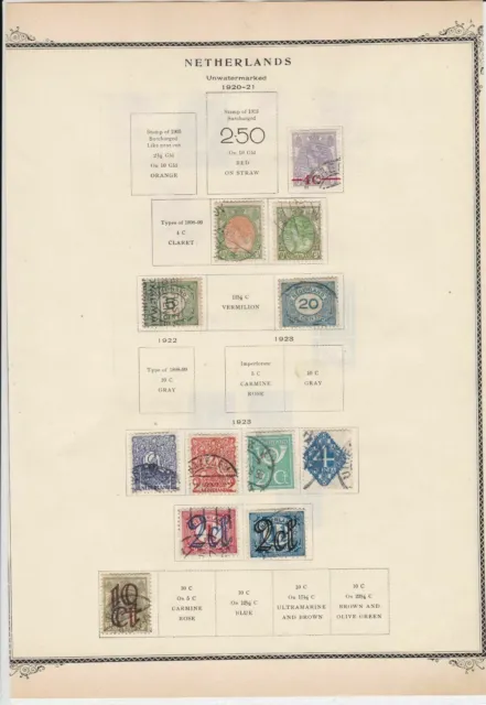 netherlands stamps page ref 17091