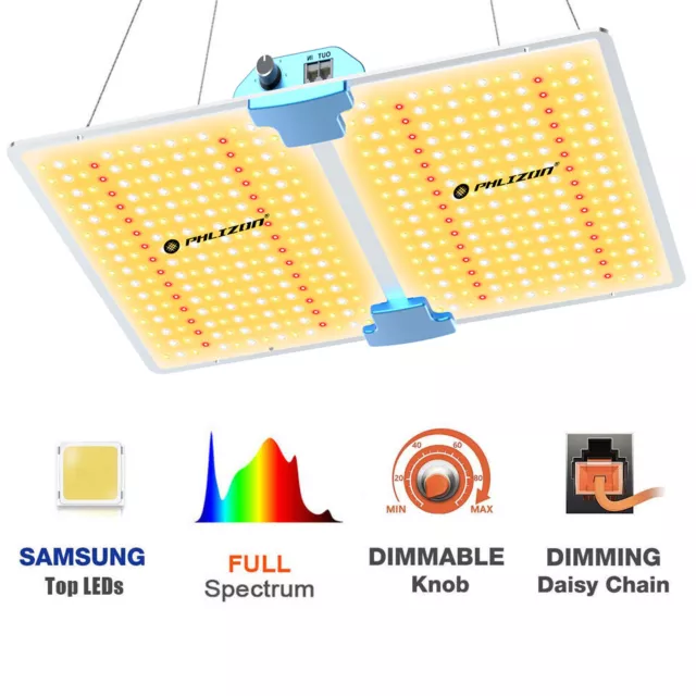 Phlizon 2000W Samsung LED Grow Light Sunlike Full Spectrum Indoor Plants Flower