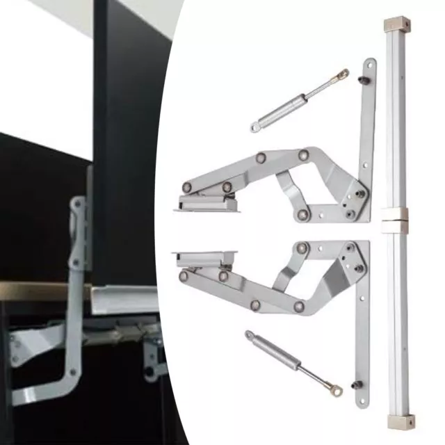 Cabinet Door Hinges Vertical Hinge Prop Shock for Cupboard Upturn Support US
