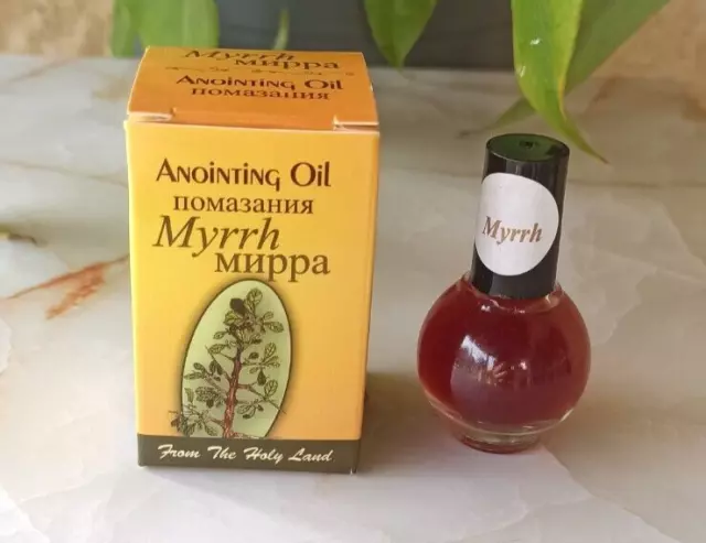 Anointing Oil Myrrh Natural Fragrances 10 ML Gift Jerusalem Holy land Blessing