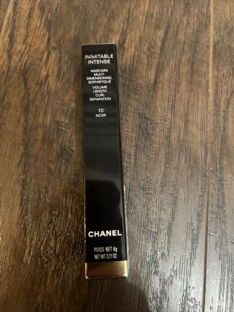 CHANEL 10 Noir Black Inimitable Intense Mascara Full Size New in Box CHANEL 10 Noir Black Inimitable Intense Mascara Full Size New in Box