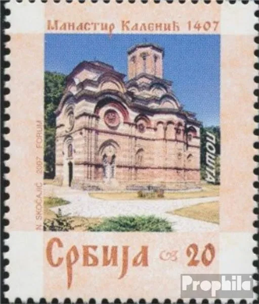 Serbia 214 (completa edizione) MNH 2007 Monastero Kalenic
