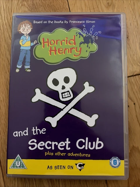HORRID HENRY AND The Secret Club DVD as Seen on CITV Children DVD