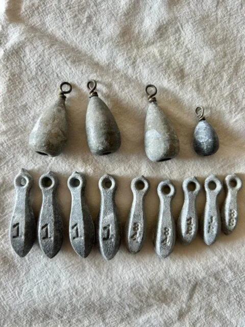 Lot Detail - OVER 8 LBS. OF VINTAGE LEAD FISHING WEIGHTS