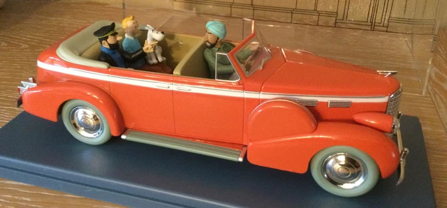 30) LE TAXI PANHARD DYNA Z - VOITURES DE TINTIN - COLLECTION HACHETTE