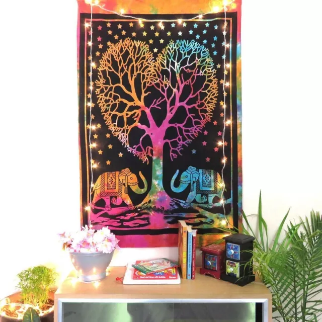 Póster tapiz de algodón bohemio, estilo Hippie, Mandala, colgante de pared,...