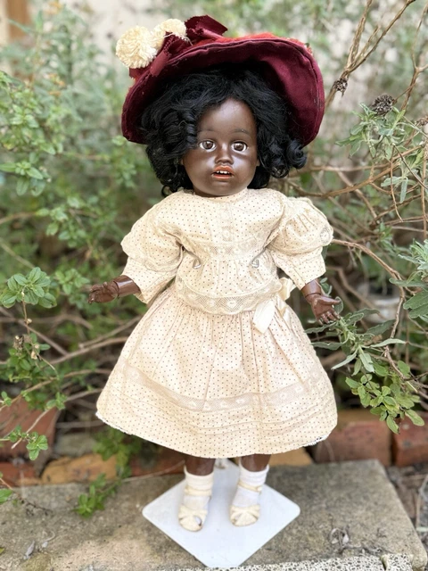 Beautiful Sonneberg Bisque Doll as Look-Alike Bru by Gebruder Kuhnlenz